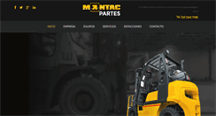 Desktop Screenshot of montacpartes.com